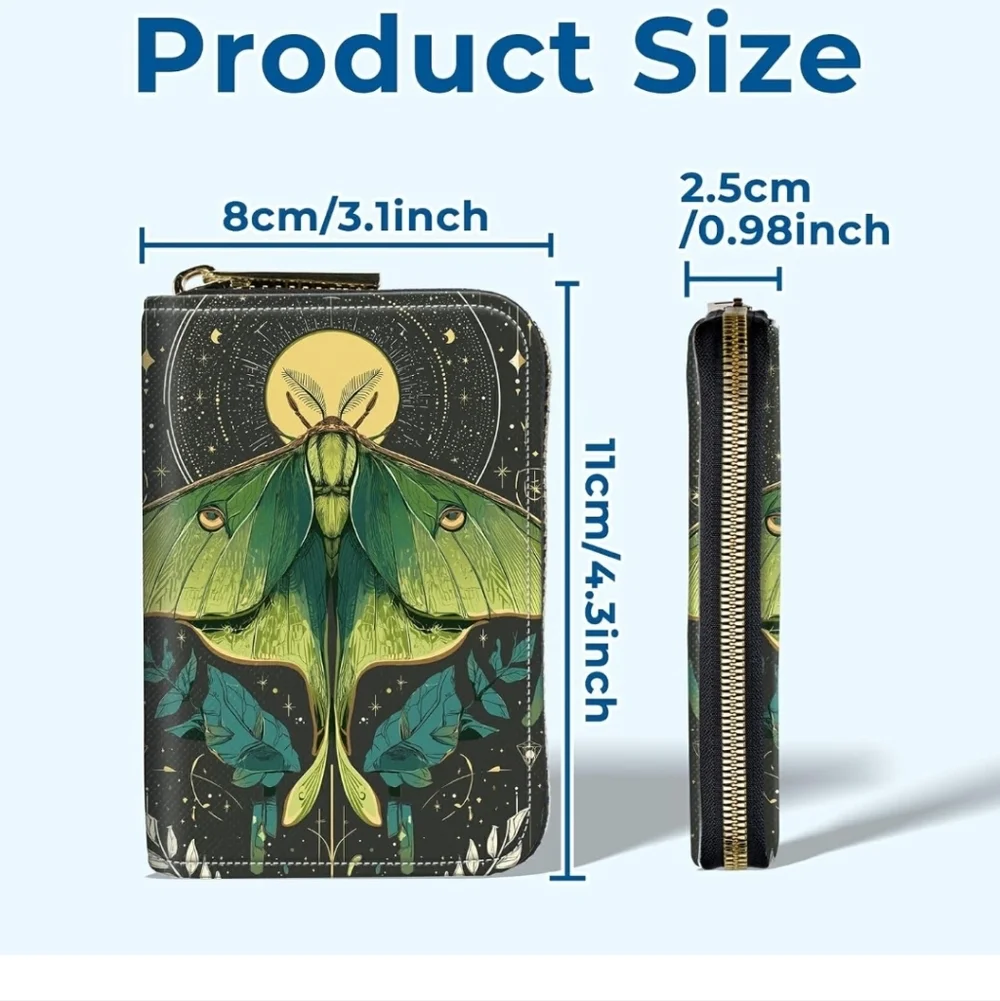 Green Moth Design Wallet